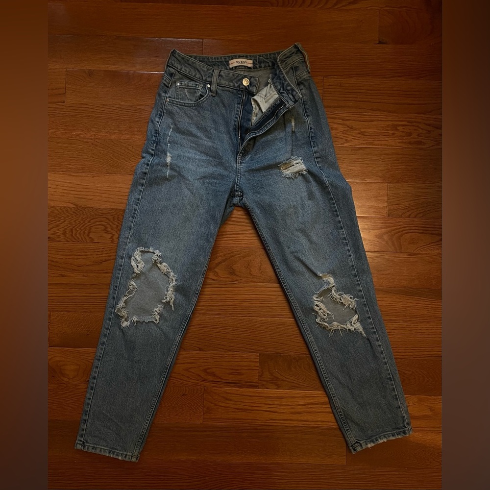 Distressed Guess jeans